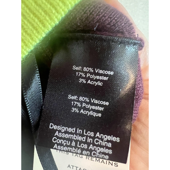 For Love & Lemons Veronica Tank Top Women’s Size XS knit Wear Crop Top Zip Front - Picture 4 of 5